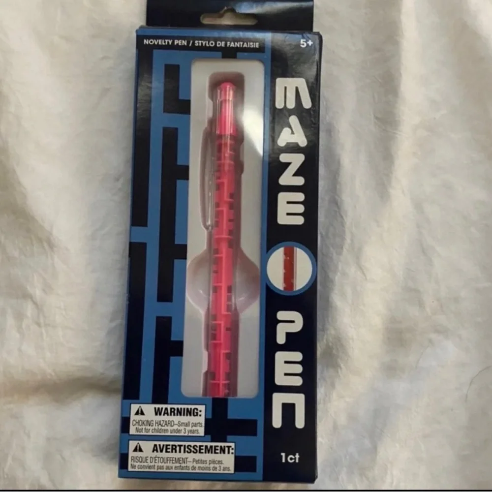 💞 New Pink Maze Fidget Novelty Pen